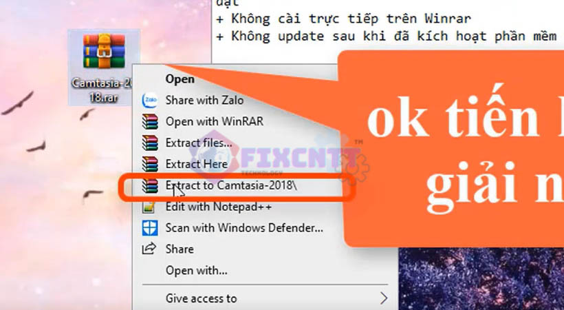 cài đặt Camtasia 2018