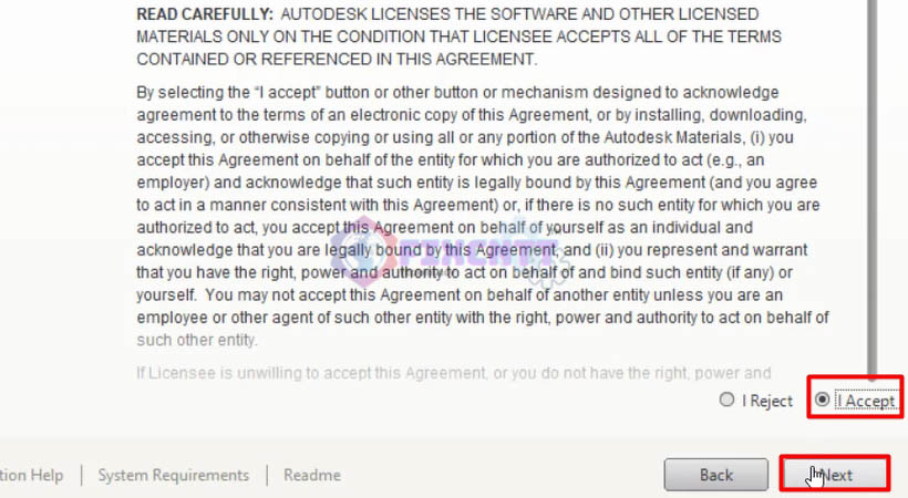 Chọn I Accept rồi chọn Next