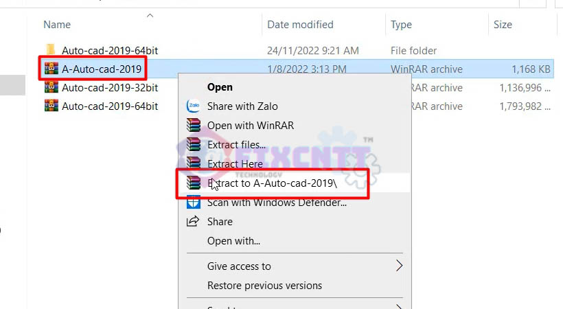 cài Autocad 2019