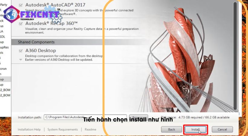 Tiến hành chọn install như hình