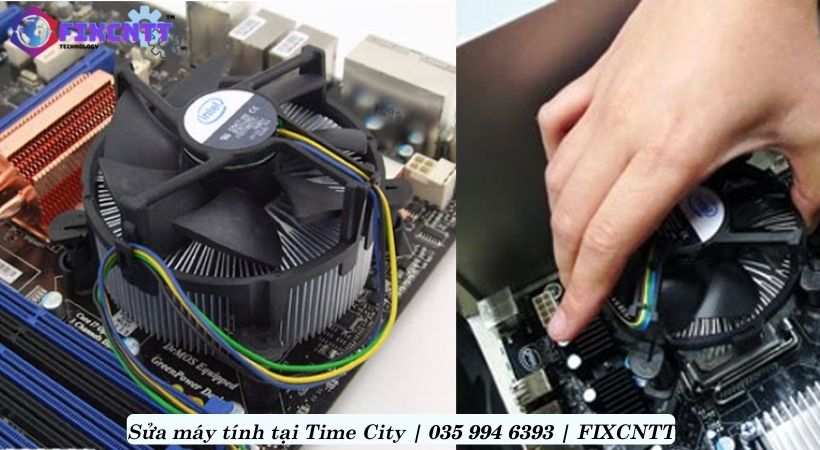 Quy trình sửa máy tính tại Time City tại nhà của FIXCNTT.