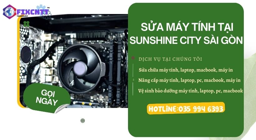 Sửa máy tính tại Sunshine City Sài Gòn