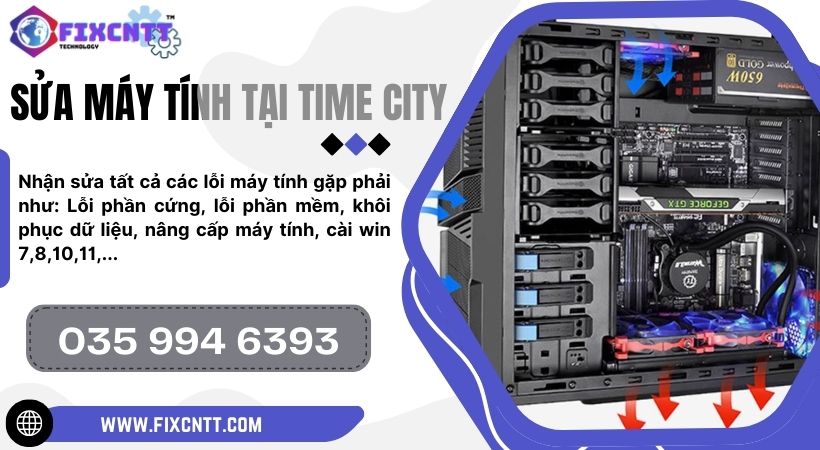 Sửa máy tính tại Time City.