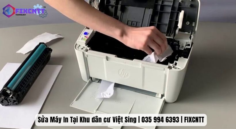 Các sự cố chúng tôi đang phục vụ sửa máy in tại Khu dân cư Việt Sing