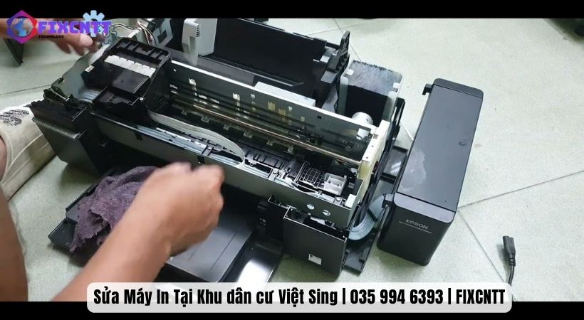 Quy trình sửa máy in 