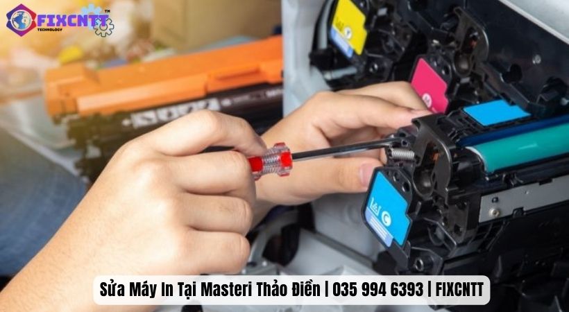 Quy trình triển khai dịch vụ sửa máy in tại Fixcntt