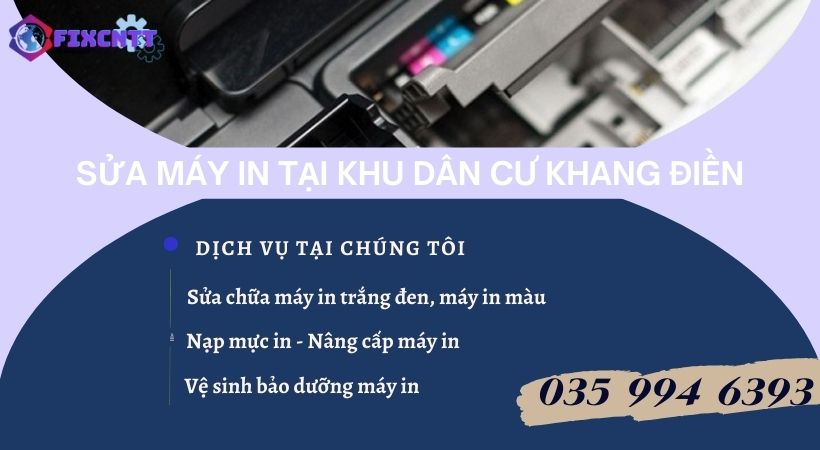 Sửa máy in tại Khu dân cư Khang Điền