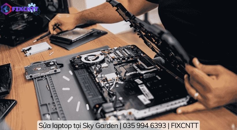 Các loại sự cố laptop FIXCNTT khắc phục tại Sky Garden