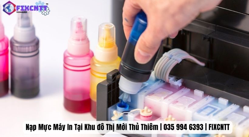 Quy trình nạp mực máy in