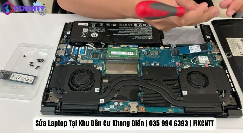 Quy trình sửa laptop tại Fixcntt